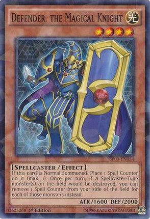Defender, The Magical Knight (Shatterfoil) (Shatterfoil Rare) [BP03-EN054] 1st Edition