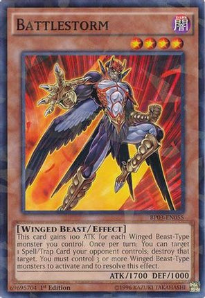 Battlestorm (Shatterfoil) (Shatterfoil Rare) [BP03-EN055] 1st Edition