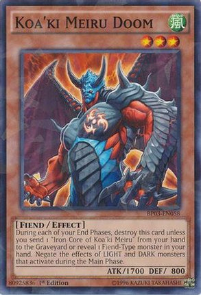 Koa'ki Meiru Doom (Shatterfoil) (Shatterfoil Rare) [BP03-EN058] 1st Edition