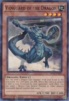Vanguard of the Dragon (Shatterfoil) (Shatterfoil Rare) [BP03-EN060] 1st Edition