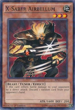 X-Saber Airbellum (Shatterfoil) (Shatterfoil Rare) [BP03-EN063] 1st Edition