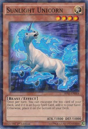 Sunlight Unicorn (Shatterfoil) (Shatterfoil Rare) [BP03-EN064] 1st Edition