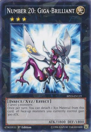 Number 20: Giga-Brilliant (Shatterfoil) [BP03-EN119] Rare