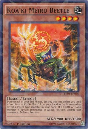 Koa'ki Meiru Beetle (Shatterfoil) (Shatterfoil Rare) [BP03-EN066] 1st Edition
