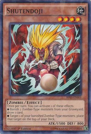 Shutendoji (Shatterfoil) (Shatterfoil Rare) [BP03-EN069] 1st Edition