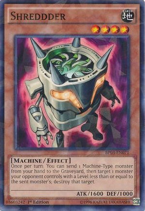 Shreddder (Shatterfoil) (Shatterfoil Rare) [BP03-EN071] 1st Edition