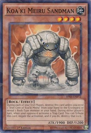 Koa'ki Meiru Sandman (Shatterfoil) (Shatterfoil Rare) [BP03-EN072] 1st Edition