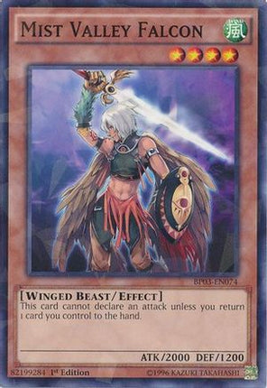 Mist Valley Falcon (Shatterfoil) (Shatterfoil Rare) [BP03-EN074] 1st Edition