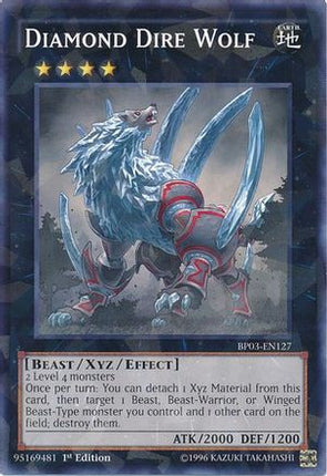 Diamond Dire Wolf (Shatterfoil) (Shatterfoil Rare) [BP03-EN127] 1st Edition