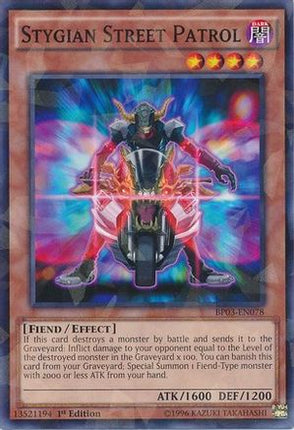 Stygian Street Patrol (Shatterfoil) (Shatterfoil Rare) [BP03-EN078] 1st Edition