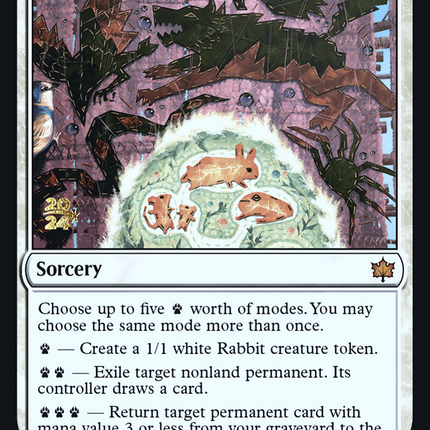 Season of the Burrow [Bloomburrow Promos] Prerelease Foil