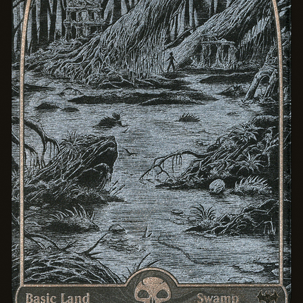 Swamp (410) [Innistrad: Crimson Vow] Etched Foil