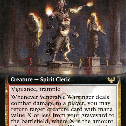 Venerable Warsinger (Extended Art) [Strixhaven: School of Mages]