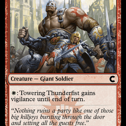 Towering Thunderfist [Ravnica: Clue Edition]