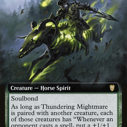 Thundering Mightmare (Extended Art) [Crimson Vow Commander]