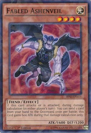 Fabled Ashenveil (Shatterfoil) (Shatterfoil Rare) [BP03-EN079] 1st Edition