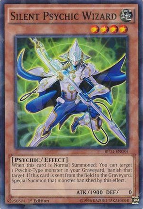 Silent Psychic Wizard (Shatterfoil) (Shatterfoil Rare) [BP03-EN084] 1st Edition