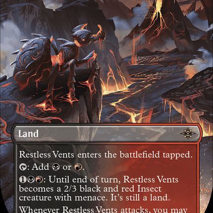 Restless Vents (Borderless) [The Lost Caverns of Ixalan]