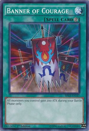 Banner of Courage (Common / Short Print) [BP03-EN147] 1st Edition