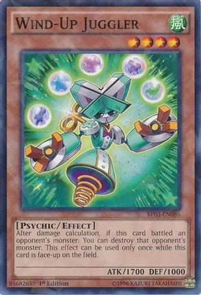 Wind-Up Juggler (Shatterfoil) (Shatterfoil Rare) [BP03-EN086] 1st Edition