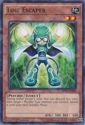 Time Escaper (Shatterfoil) (Shatterfoil Rare) [BP03-EN088] 1st Edition