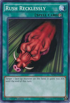Rush Recklessly (Common / Short Print) [BP03-EN134] 1st Edition