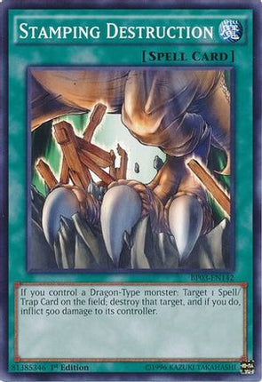 Stamping Destruction (Common / Short Print) [BP03-EN142] 1st Edition