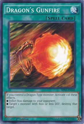 Dragon's Gunfire (Common / Short Print) [BP03-EN141] 1st Edition