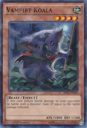 Vampire Koala (Shatterfoil) (Shatterfoil Rare) [BP03-EN094] 1st Edition
