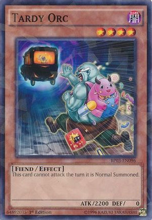 Tardy Orc (Shatterfoil) (Shatterfoil Rare) [BP03-EN096] 1st Edition