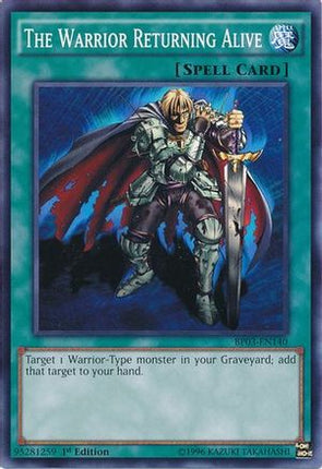 The Warrior Returning Alive (Common / Short Print) [BP03-EN140] 1st Edition