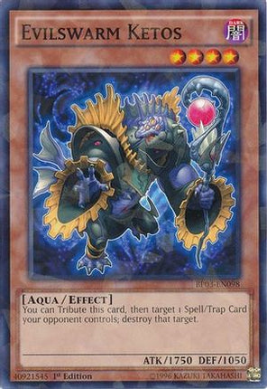 Evilswarm Ketos (Shatterfoil) (Shatterfoil Rare) [BP03-EN098] 1st Edition