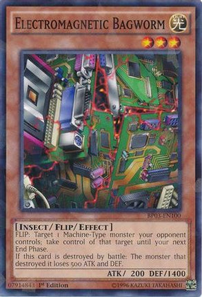 Electromagnetic Bagworm (Shatterfoil) (Shatterfoil Rare) [BP03-EN100] 1st Edition