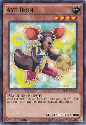 Aye-Iron (Shatterfoil) (Shatterfoil Rare) [BP03-EN103] 1st Edition