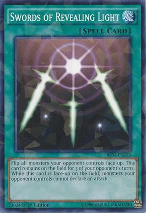 Swords of Revealing Light (Shatterfoil) (Shatterfoil Rare) [BP03-EN133] 1st Edition
