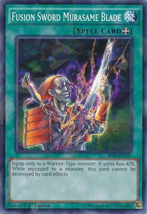 Fusion Sword Murasame Blade (Shatterfoil) (Shatterfoil Rare) [BP03-EN143] 1st Edition