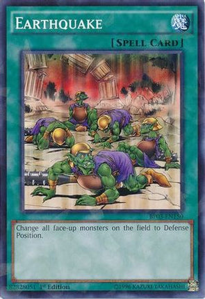 Earthquake (Shatterfoil) (Shatterfoil Rare) [BP03-EN150] 1st Edition