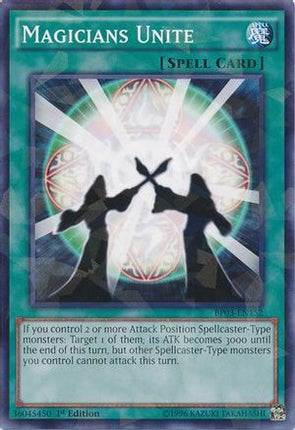 Magicians Unite (Shatterfoil) (Shatterfoil Rare) [BP03-EN152] 1st Edition