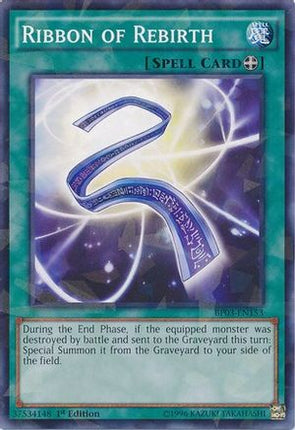 Ribbon of Rebirth (Shatterfoil) (Shatterfoil Rare) [BP03-EN153] 1st Edition