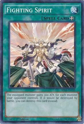 Fighting Spirit (Shatterfoil) (Shatterfoil Rare) [BP03-EN155] 1st Edition