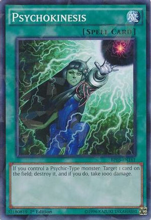 Psychokinesis (Shatterfoil) (Shatterfoil Rare) [BP03-EN161] 1st Edition