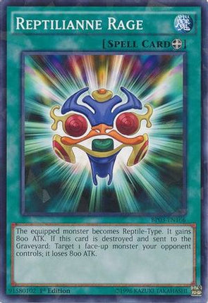 Reptilianne Rage (Shatterfoil) (Shatterfoil Rare) [BP03-EN166] 1st Edition