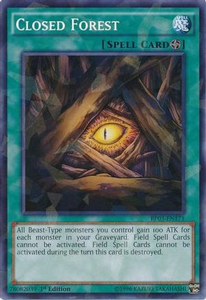 Closed Forest (Shatterfoil) (Shatterfoil Rare) [BP03-EN171] 1st Edition