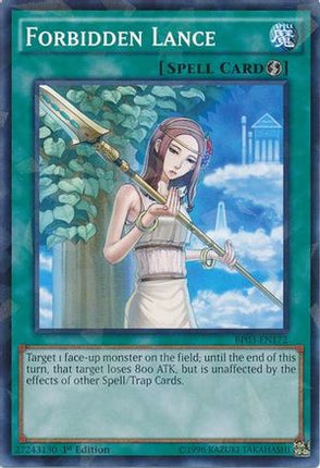 Forbidden Lance (Shatterfoil) (Shatterfoil Rare) [BP03-EN172] 1st Edition
