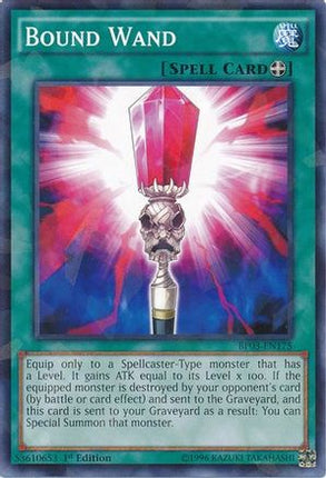 Bound Wand (Shatterfoil) (Shatterfoil Rare) [BP03-EN175] 1st Edition