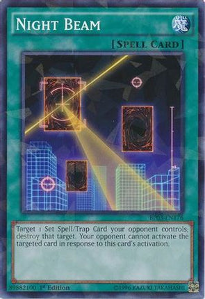 Night Beam (Shatterfoil) (Shatterfoil Rare) [BP03-EN176] 1st Edition