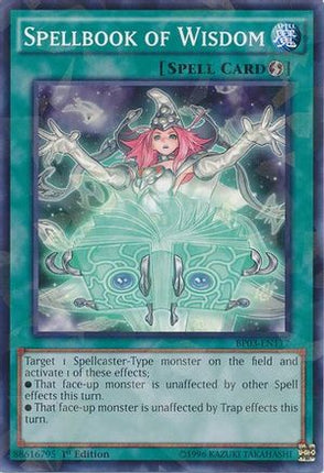 Spellbook of Wisdom (Shatterfoil) (Shatterfoil Rare) [BP03-EN177] 1st Edition