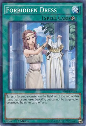 Forbidden Dress (Shatterfoil) (Shatterfoil Rare) [BP03-EN180] 1st Edition