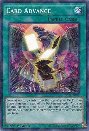 Card Advance (Shatterfoil) (Shatterfoil Rare) [BP03-EN185] 1st Edition