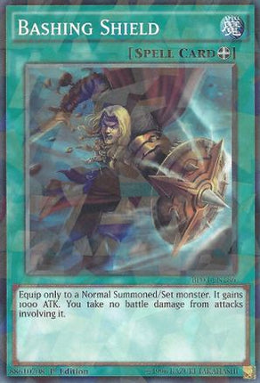 Bashing Shield (Shatterfoil) (Shatterfoil Rare) [BP03-EN186] 1st Edition